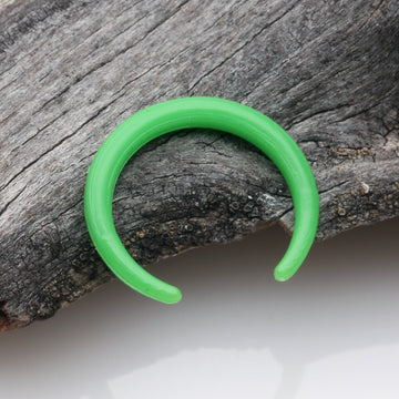 Detail View 1 of Bio-Flexible Soft Touch Septum Retainer-Green